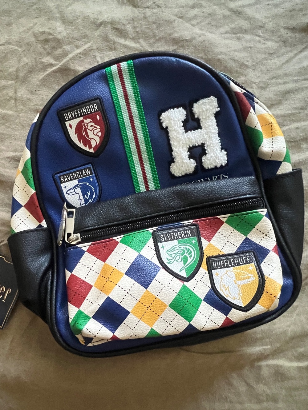 Kids Harry Potter Argyle Patch Mini Backpack - NWT